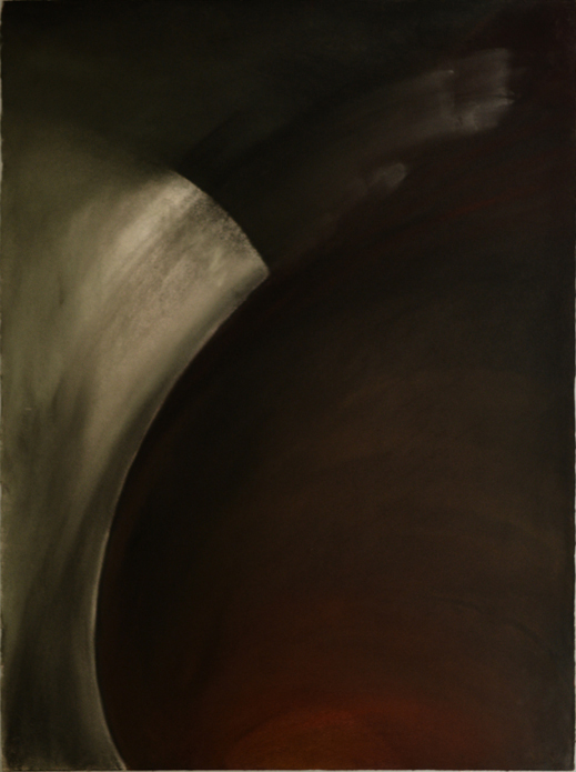 Abstract Pastel by contemporary visual artist Smokie Kittner