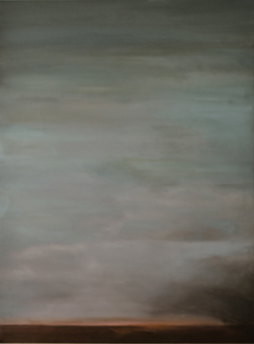 Oil on canvas, an untitled work by Smokkie Kittner